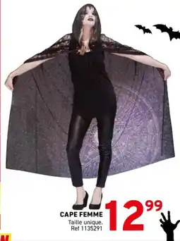 Trafic Cape femme offre