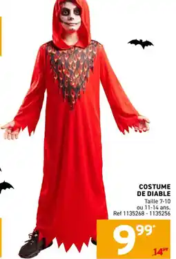 Trafic De diable costume offre