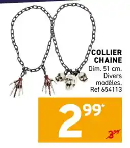 Trafic COLLIER CHAINE offre