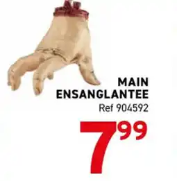 Trafic Main ensanglantee offre