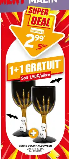 Trafic Verre deco halloween offre