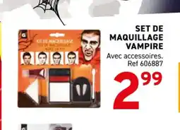 Trafic Set de maquillage vampire offre