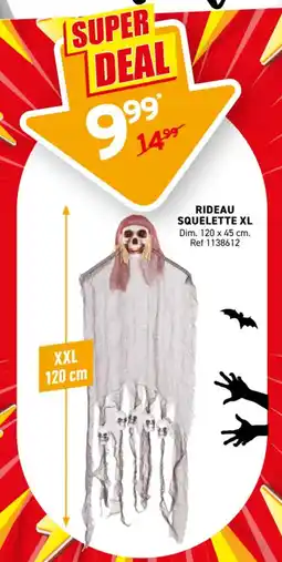 Trafic Rideau squelette xl offre