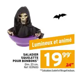 Trafic Saladier squelette pour bonbons offre