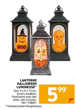 Trafic Lanterne halloween lumineuse offre