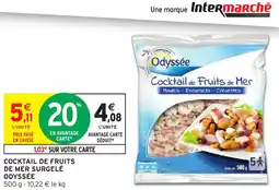 Intermarché Cocktail de fruits de mer surgelé odyssée offre