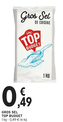 Intermarché Gros sel top budget offre