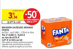 Intermarché Boisson gazeuse orange fanta offre