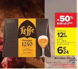 Carrefour Market Leffe Prestige 1240 offre