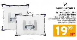 Trafic Set de 2 oreillers daniel hechter offre