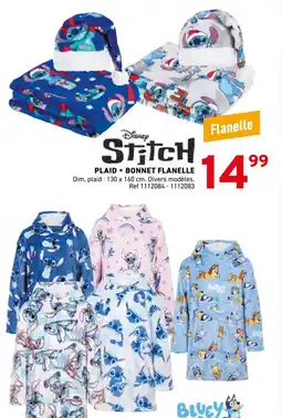Trafic Plaid + bonnet flanelle offre