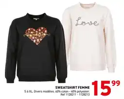 Trafic Sweatshirt femme offre