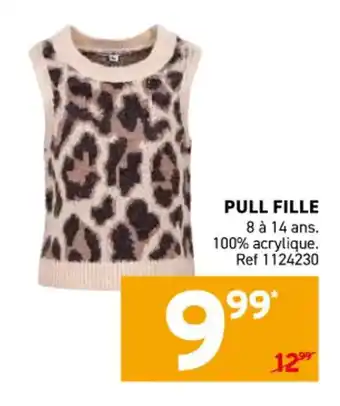 Trafic Pull fille offre