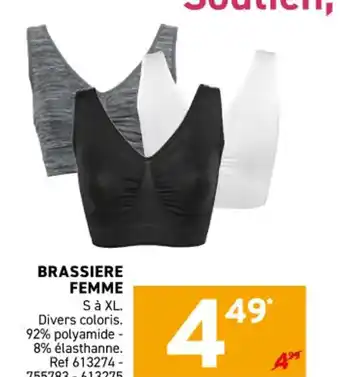 Trafic Brassiere femme offre