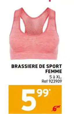 Trafic Brassiere de sport femme offre
