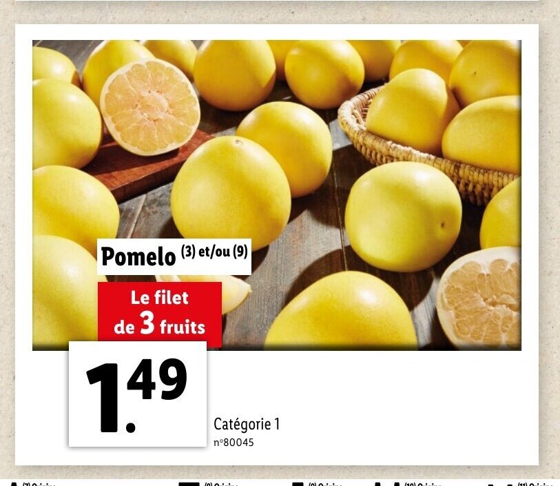 Promo Pomelo chez Lidl