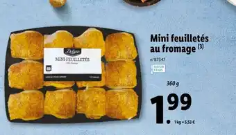 Lidl Mini Feuilletès Au Fromage offre