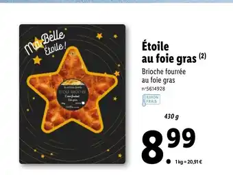 Lidl Etoile Au Foie Gras offre