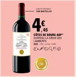 E.Leclerc Côtes De Bourg Aop offre