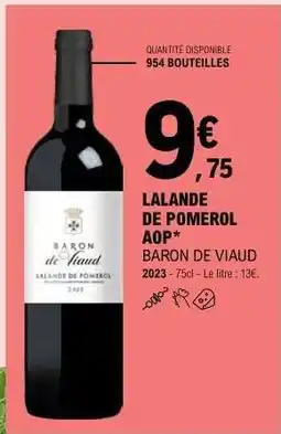 E.Leclerc Lalande De Pomerol Aop offre