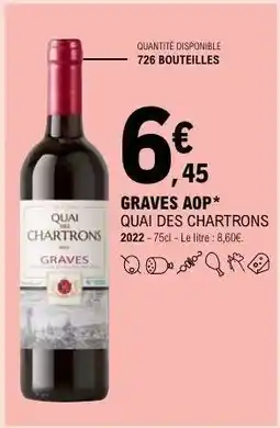 E.Leclerc GRAVES AOP* QUAI DES CHARTRONS offre