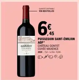 E.Leclerc Puisseguin Saint Émilion Aop offre