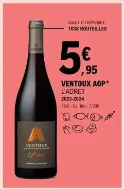 E.Leclerc VENTOUX AOP L'ADRET offre