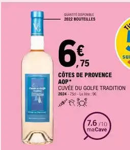 E.Leclerc Côtes De Provence Aop offre