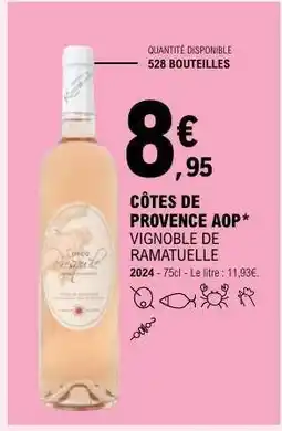 E.Leclerc Côtes De Provence Aop offre