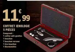 E.Leclerc Coffret Œnologie 5 Pièces offre