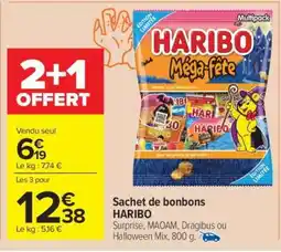 Carrefour Market Sachet de bonbons HARIBO offre