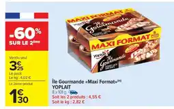 Carrefour Market Île Gourmande Maxi Format YOPLAIT offre