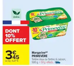 Carrefour Market Margarine Primevère offre