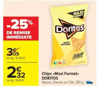 Carrefour Market Chips Maxi Format DORITOS offre