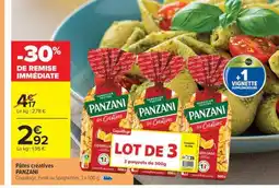 Carrefour Market PATES CREATIVES PANZANI offre