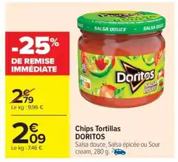 Carrefour Market Chips Tortillas DORITOS offre