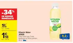 Carrefour Market Vitamin Water JOKER offre