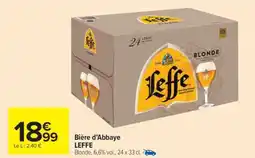 Carrefour Market Bière d’Abbaye LEFFE offre