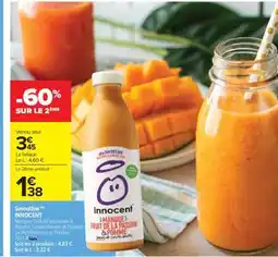 Carrefour Market Smoothie Innocent offre