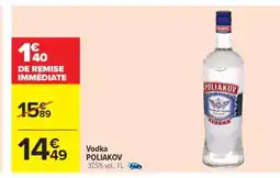 Carrefour Market Vodka Poliakov offre