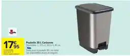 Carrefour Market Poubelle 30 L Carbonne offre