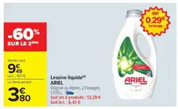 Carrefour Market LESSIVE LIQUIDE ARIEL offre