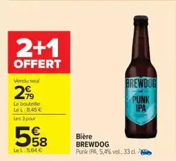 Carrefour Market BIERE BREWDOG offre