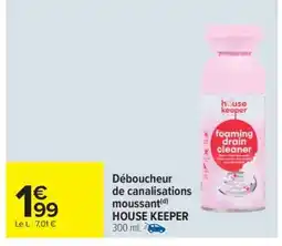 Carrefour Market HOUSE KEEPER foaming drain cleaner offre