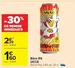 Carrefour Market Bière IPA UILTJE offre