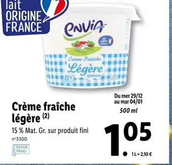 Crème Fraîche Légère
