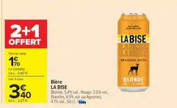 Carrefour Market Bière La Bise offre