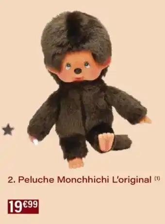 Monoprix Peluche monchhichi l'original offre