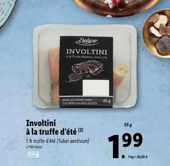 Lidl Involtini à La Truffe d'été offre