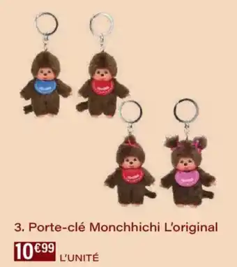 Monoprix Porte-clé monchhichi l'original offre